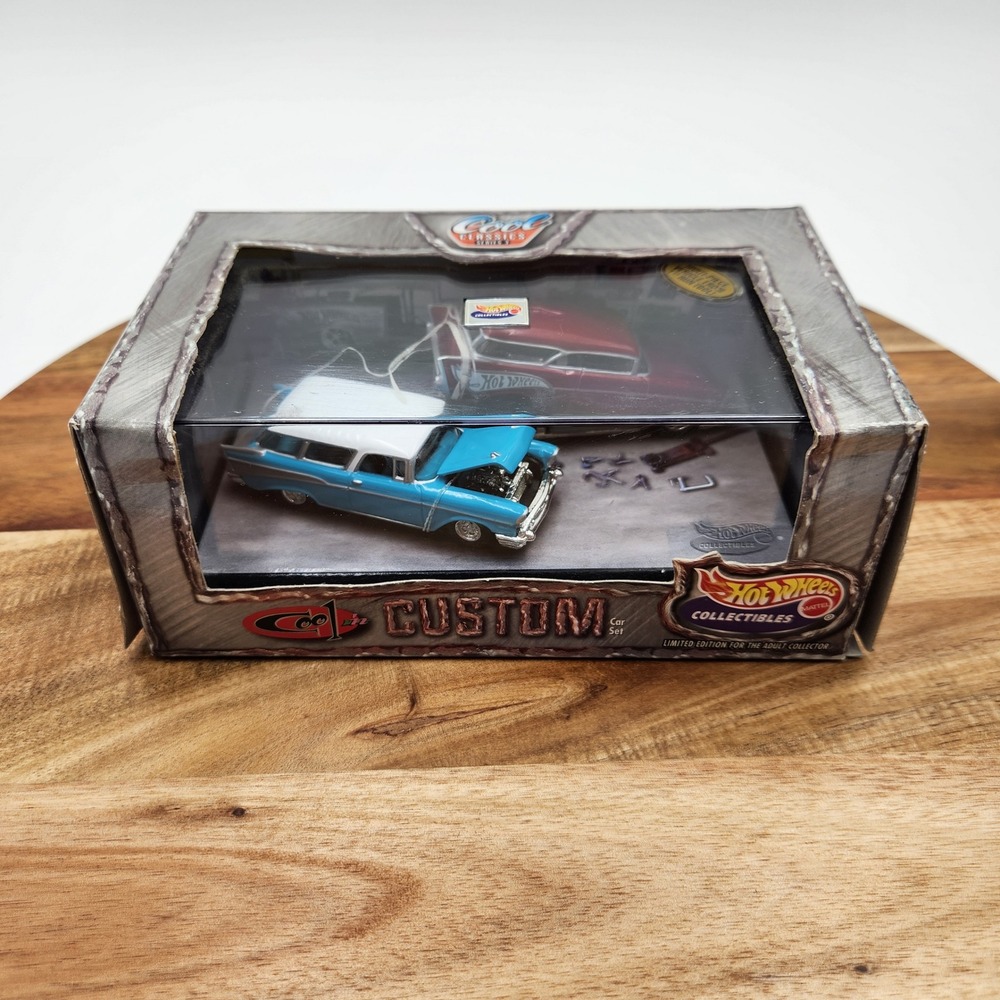 Hot Wheels Collectibles Cool Classics Series 3 '57 Chevy Nomad Custom Set